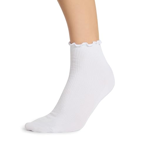 Steve Madden Women's 5pk Lettuce Edge Rib Anklet4