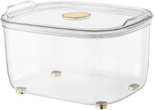 CokBluメダカ飼育適応プラスチック金魚鉢 透明アクリル製大容量水槽 ガラス容器花瓶活用観賞植物用おしゃれ室内装飾容器?