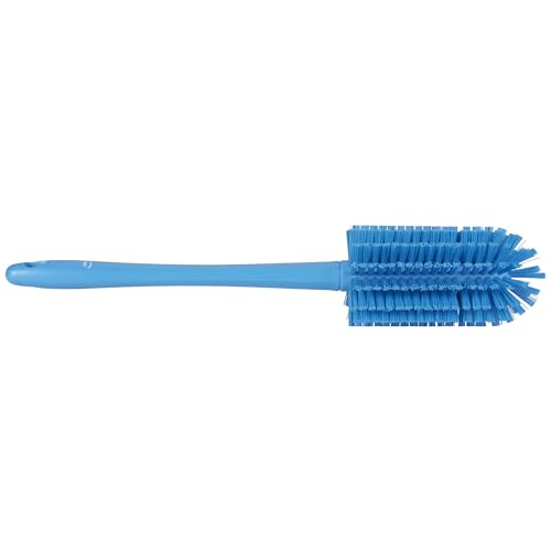 Image of Vikan 5382803 Pipe Brush with Handle, one Piece, 3.1 inch, Medium, Blue
