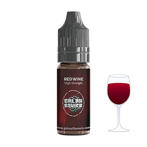 Red Wine Flavouring - High Strength Food Flavoring - 230+ Flavours -10ml Bottle.