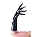 DooWay Women's Black Super Thin GLOVES Faux PU Leather Stretchy NO Lining 40CM 16