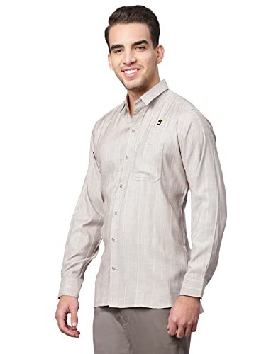 Image of Nirmla Fashion Men's Solid Regular Fit Full Sleeve Cotton Casual Shirt