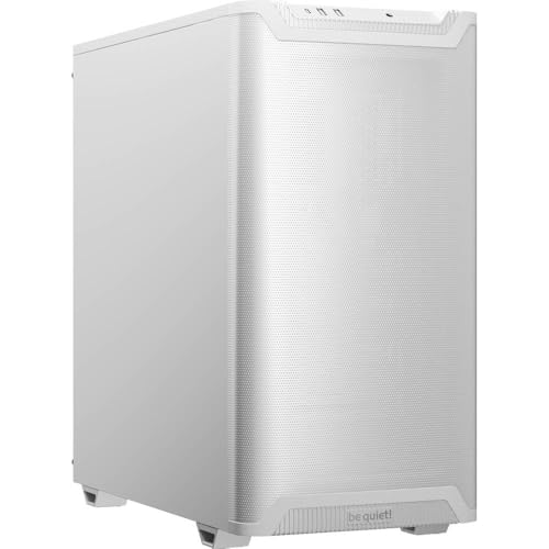 Image of be quiet! Pure Base 501 White PC case | 2 Preinstalled Quiet Fans | Mid Case | USB 3.2 Gen | Quiet PC Case