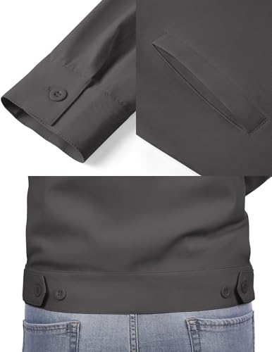 Image of COOFANDY Men's Lightweight Zip Up Jacket Golf Work Casual Office Jackets