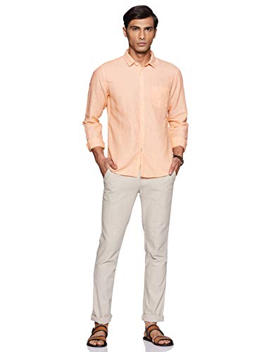 Image of Urban Ranger by Pantaloons Men's Solid Slim fit Casual Shirt