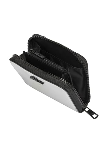 Porte-monnaie zip s.Oliver blanc argenté pour femme