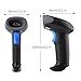 JIAN BOLAND Wireless Barcode Scanner 1D QR Scanner Wireless Handheld Laser Bar Code Reader 3-in-1 with Bluetooth & 2.4G Wireless & USB Wired Works with iPad, Android Phone, iPhone, Laptop-U26
