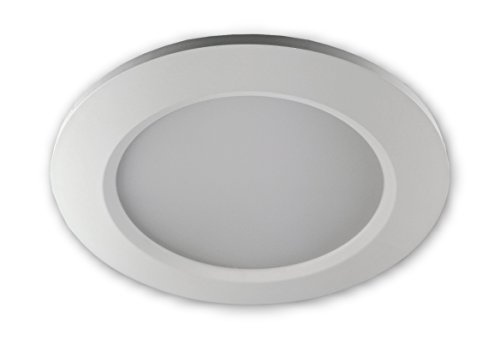 LED Einbaustrahler Badezimmer | Badstrahler Weiß 10W 230V IP44 | Badlampe Badleuchte per Schalter 3 Lichtfarben einstellbar - warm, kalt, neutralweiß | auch für überdachte Außenbeleuchtung geeignet