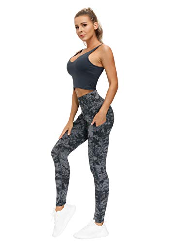 THE GYM PEOPLE Thick High Waist Yoga Pants with Pockets, Tummy Control Workout Running Yoga Leggings for Women - Image 7