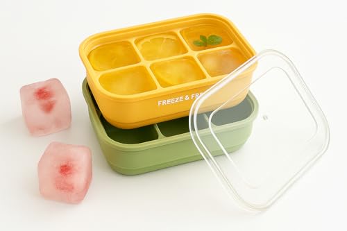 Kit 2 Forminha de Silicone Mini para Congelar Papinha de Bebê com...