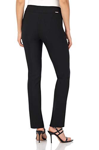 Rekucci Women's Ease Into Comfort Stretchy Straight Leg Office Pant with Tummy Control3