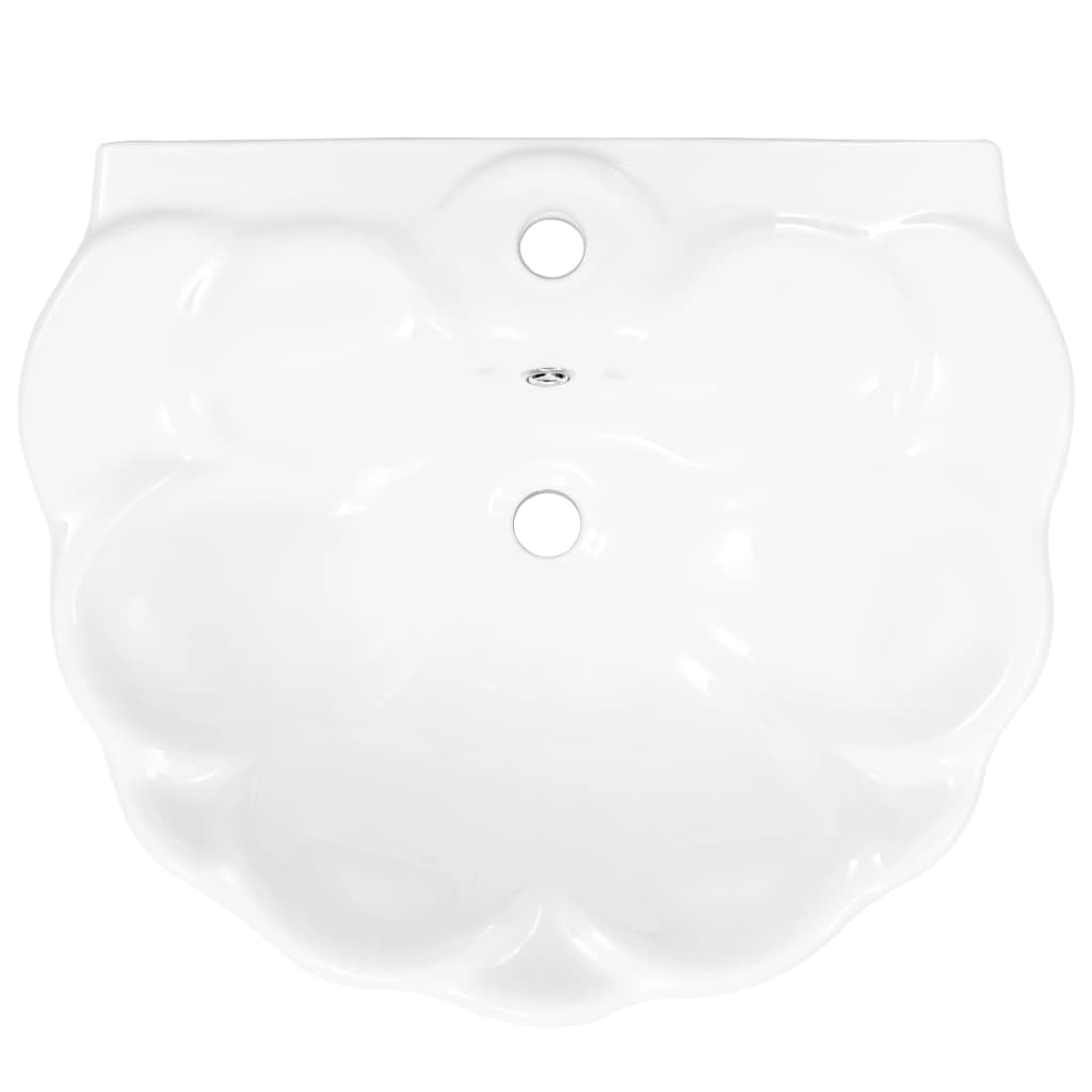 Generico Lavandino a Colonna in Ceramica Bianca 580x510x200 mm,Articoli di ferramenta,Prodotti Idraulici,Articoli Idraulici,Lavandini,Lavandini bagno-143005