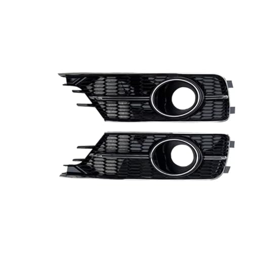 Grille de feux antibrouillard Audi A6 C7 2016-2018 nid d'abeille vert armée avant pare-chocs