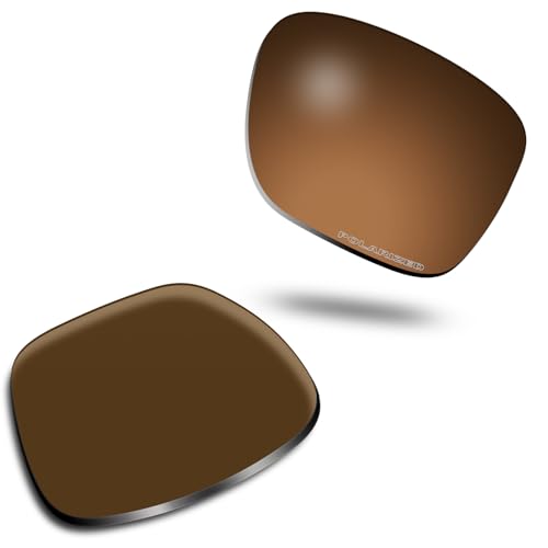 SOLODAD Replacement Lenses for Oakley Sliver XL OO9341 Sunglasses Polarized-Mummy Brown