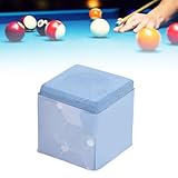 ビリヤードチョーク、正確なショットのためのプロフェッショナルコンパクトプールスティックチョーク、テーブルビリヤード用プールチョークキューブビリヤードテーブルアクセサリー (青)