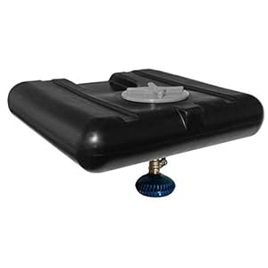 Tuindouche, zonnedouche, watertank voor de tuin douche, watertank PE 100 l incl. vulventiel & douchekop