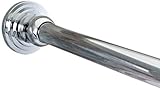 Dynasty Hardware DYN-SR60-CM 1-Inch Diameter Shower Curtain Rod And Mounting Brackets, 60-Inch, Polished Chrome