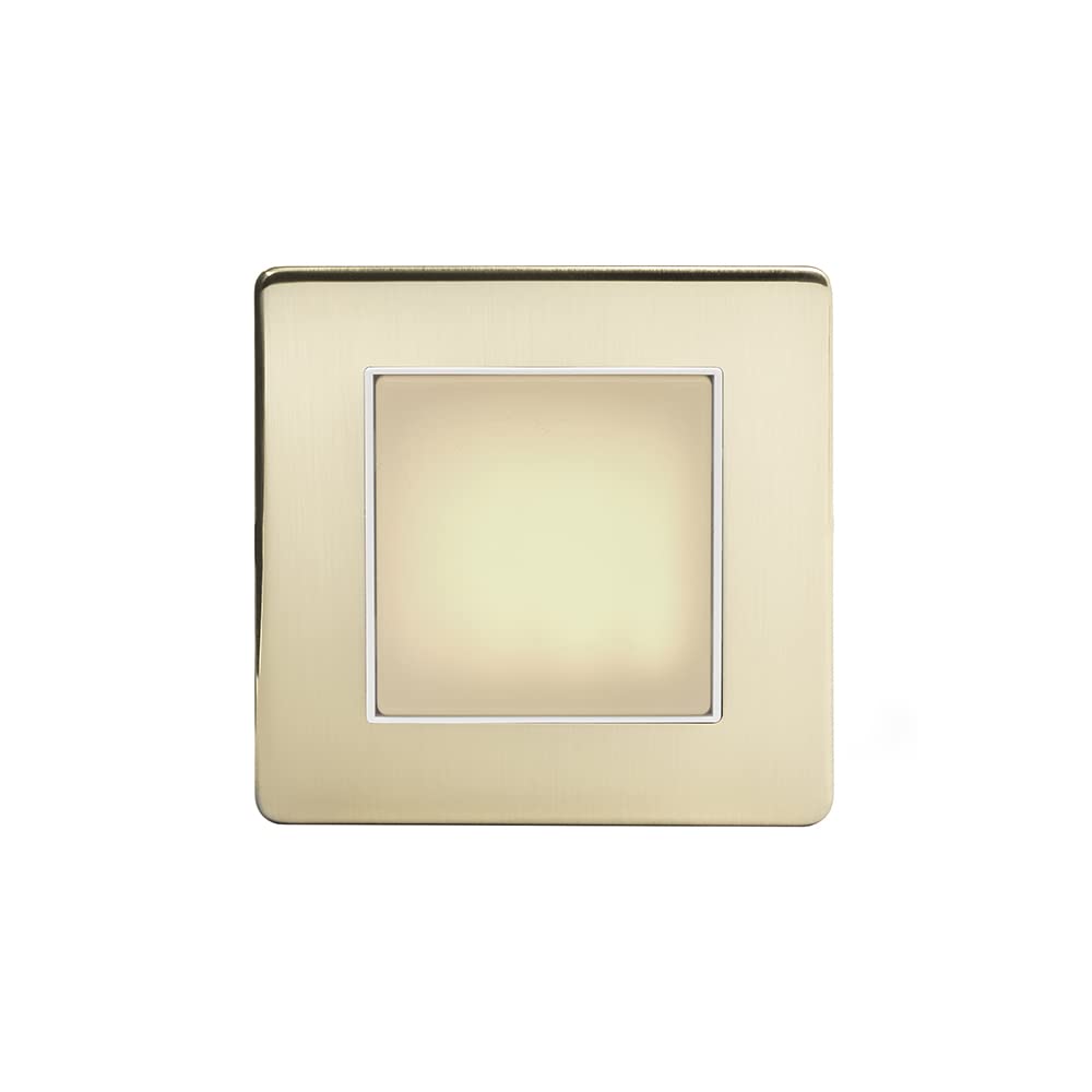 Soho Lighting Brushed Brass LED Stair Light - Warm White