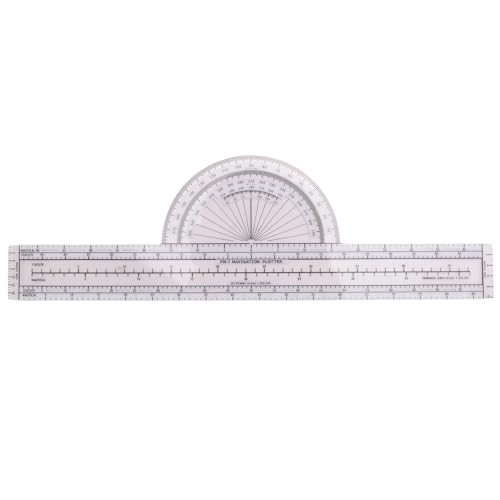 Jkjhbhged Aviation Navigation Plotter Premier Fixed Plotter with WACCharts, Flight