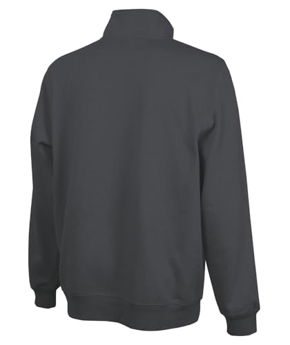 Image of Charles River Apparel Unisex Crosswind Quarter Zip Sweatshirt, Soft Cotton Blend Pullover with Pockets