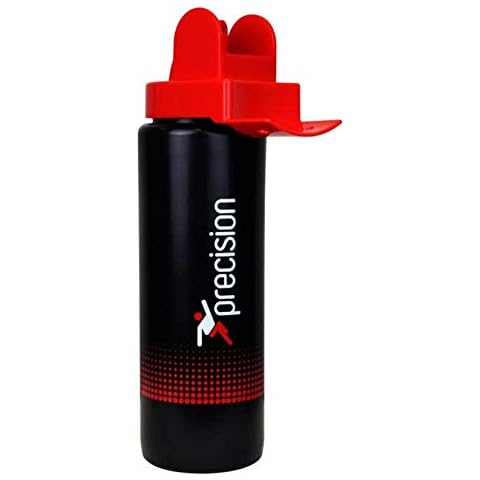 Precision Unisex's Team Hygiene Water Bottle, Black/Red, 1 Litre, one size Cover