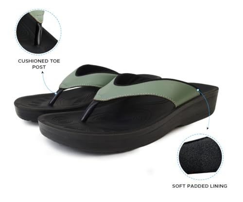 Image of AEROTHOTIC Comfortable Arch Support Flip Flops for Women Orthotic Sandals