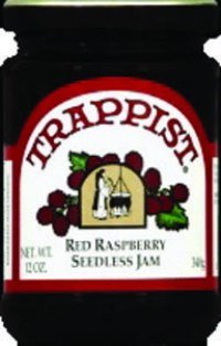 Trappist Preserve Jam, Red Raspberry, Sdls, 12-Ounce (Pack of 6)