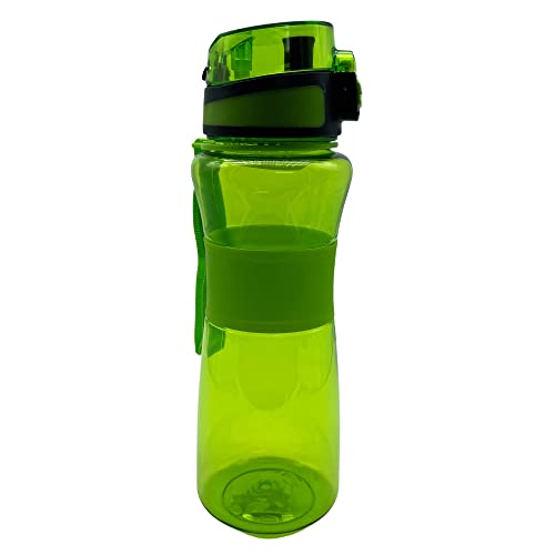 Trinkflasche mit 1 L Volumen grün auslaufsicher Sportflasche Schule Freizeit Kindergarten Trink Flasche Grün Cover