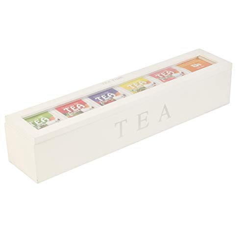UFAVOR Caja de Almacenamiento de té de Madera Cover