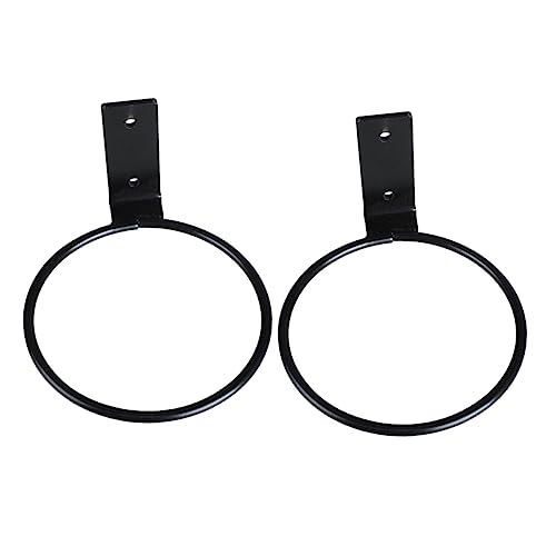 Gogogmee 2Pcs Wall Mounted Flowerpot Holder Flower Planter Rack with Rounded Corners Design for Use for Displaying Plants and Decor