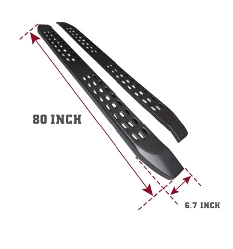 Estribos TAC para Toyota Tacoma 2005-2023, 80" largo miniatura 4