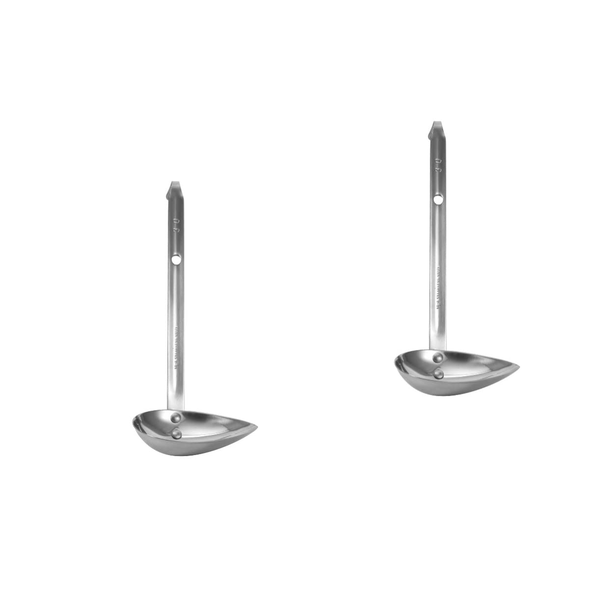 Cuillère à sauce louche à bec inox pour éviter les coulures sur vos assiettes