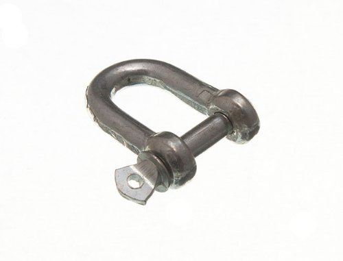 2 X M6 BZP Weatherproof Steel D Shackle Towing Link Fasteners