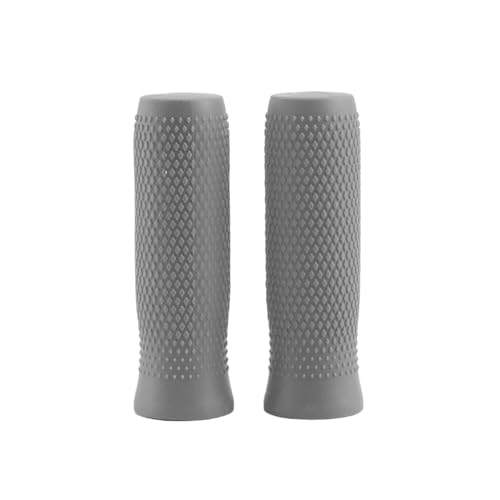 Poignées de guidon pour trottinette Ninebot G65 en silicone gris foncé antidérapant