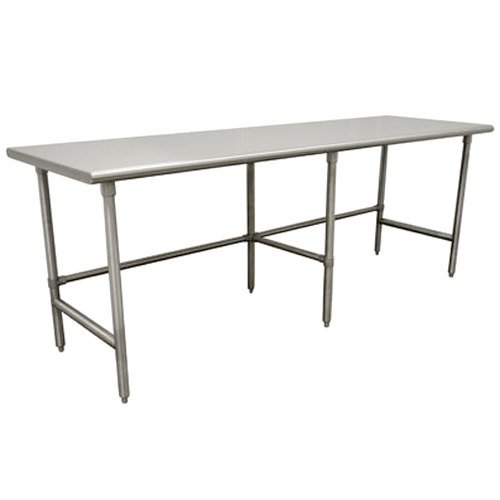 Advance Tabco - TMSLAG-248-X - 96 in x 24 in Stainless Steel Work Table w/Open Base