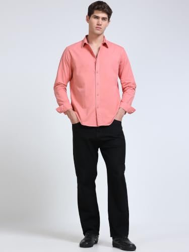 Image of StitchX Men's Full Sleeve Core Essentials Twill Over-Dyed Shirt XS-2XL