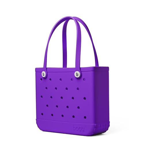 Image of BOGG BAG - Medium Tote Bag - Houston We Have a Purple - 15in L x 5in W x 12.5in H - Lightweight, Washable, Durable - All Purpose EVA - for Beach, Pool, Boat, Work, Sports
