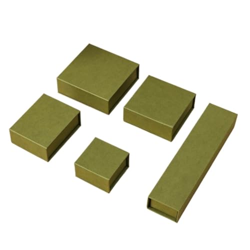 マグネット式フリップボックス ブレスレット ネックレス リング イヤリング ペンダント ブローチ パール バングル ギフト ウォッチ オーガナイザー(Green,7x9x3.5cm)