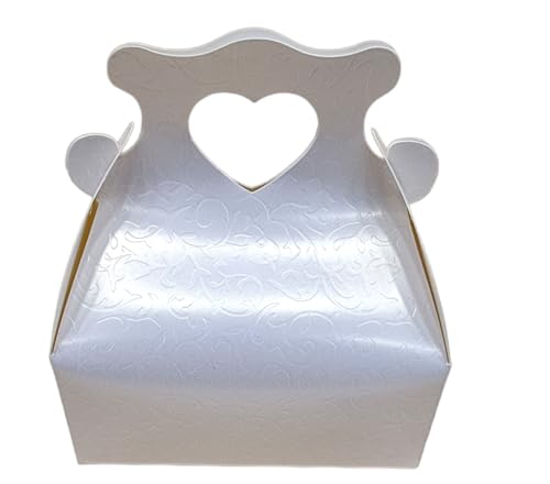 Dounia Mariage Boite à Gâteau motif couronne 25 Pièces