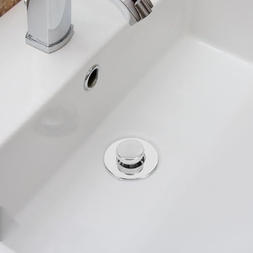 Tapón para lavabo de baño con colador 2.87 pulg ABS pack 2 miniatura 5