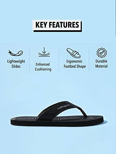Image of CULTSPORT Men's Glide Sweat Absorbing Eva Flip Flops Slipper