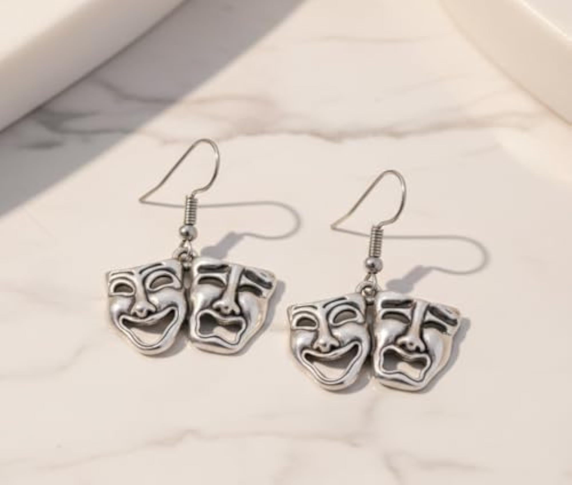 Stylish Silver Plated Charm Dangle Earrings for Women