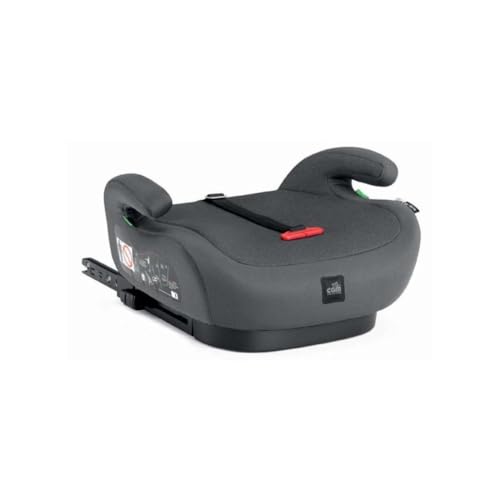 CAM S175-180 Isofix I-Size Seggiolino Auto Vista Grigio, Sedile imbottito, braccioli, Dotato di connettori isofix regolabili, cintura di sicurezza auto a 3 punti o semplicemente con la cintura di