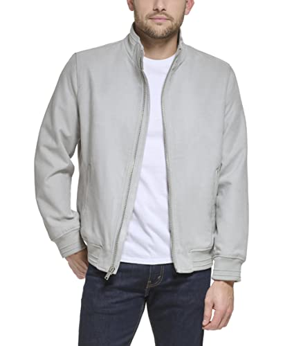 Image of DKNY Men's Modern Knit Collar Bomber Jacket