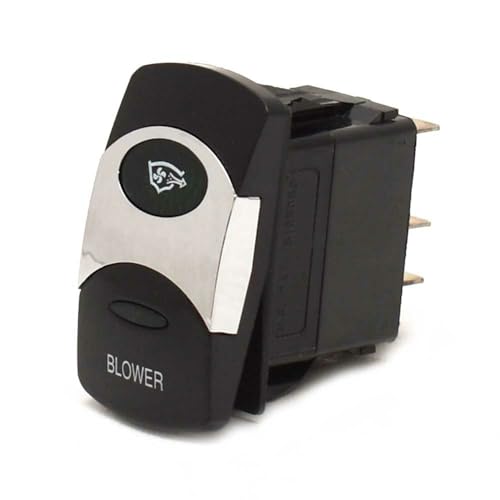 Carling On/Off Contura VI Boat Rocker Switch | Blower 6 Spade 12V Lit