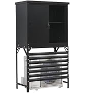 Amazon | SOFTSEA エアコン室外機カバー 収納庫 2in1 防錆・防風・防盗