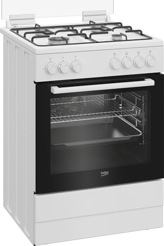Beko Cuisinière gaz 4 feux FBE62011WC - vue 6