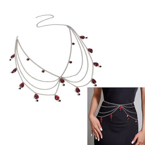 Pendant Tassels Waist Chain Breathable Streetwear Belt Fashion Dress Belts For Contemporary Office And Living Spaces2