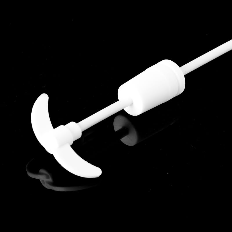 1 szt. Łopatka mieszająca z tetrafluoroetylenu PTFE - odporne narzędzie do mieszania laboratoryjnego((03)370x67mm)