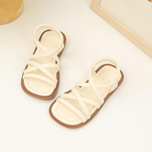 Girls Open Toe Sandals Kids Strap Flat Non-Slip Wedding Sandals Lightweight Breathable Casual Princess Dress Shoes3